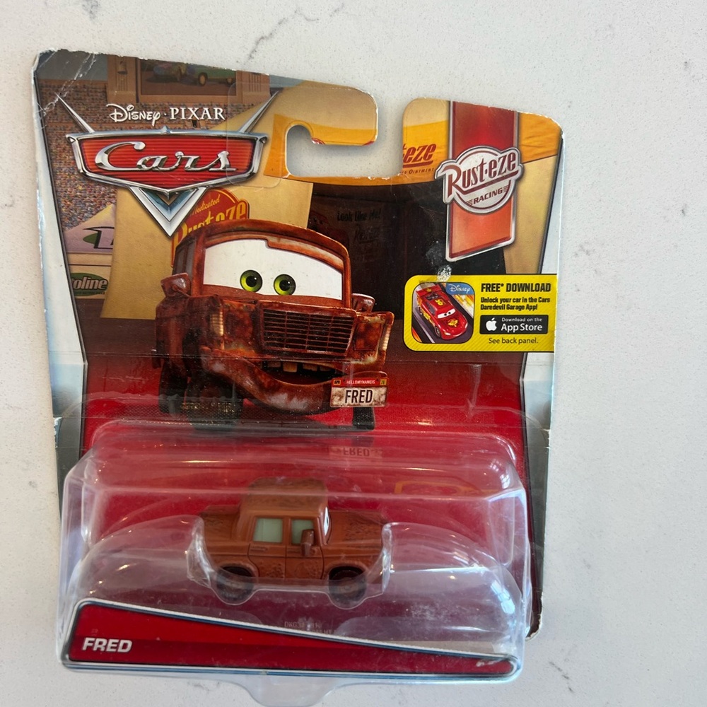 Mattel Disney Cars Fred Toy Car - Brown